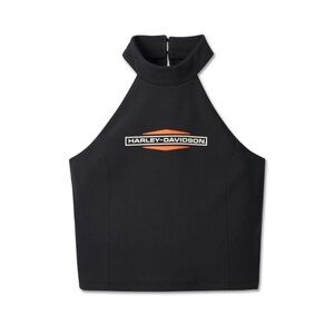 NWT Women's Stacked Bar & Shield Halter- MEDIUM